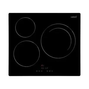 Placa de inducción CATA IB-6303BK/A de 60 cm, con 3 zonas de cocción y potencia de 7.1KW, diseñada para un cocinado rápido y eficiente - Electrocash