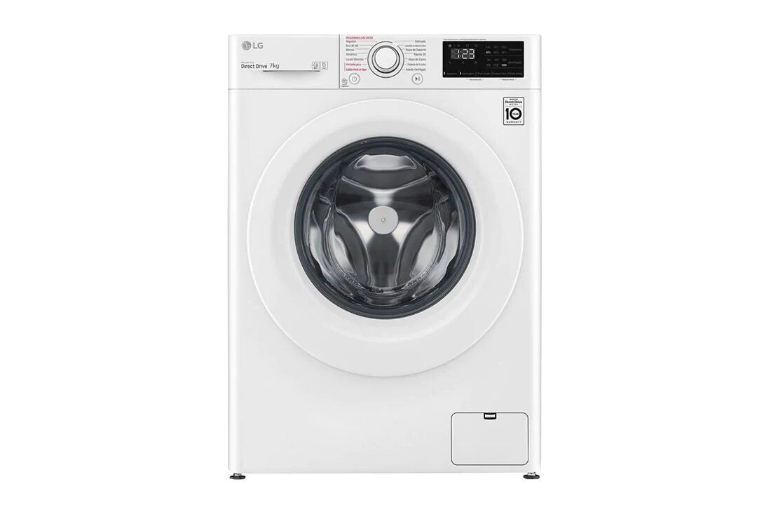 lavadora blanca lg vapor a+++