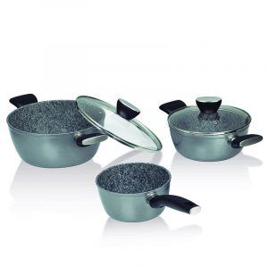 BATERÍA COCINA JATA HBAT3700 3 PIEZAS FULL INDUCTION