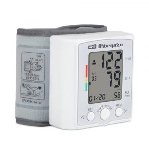 TENSIÓMETRO ORBEGOZO TES-3650 PANTALLA LCD MUÑECA