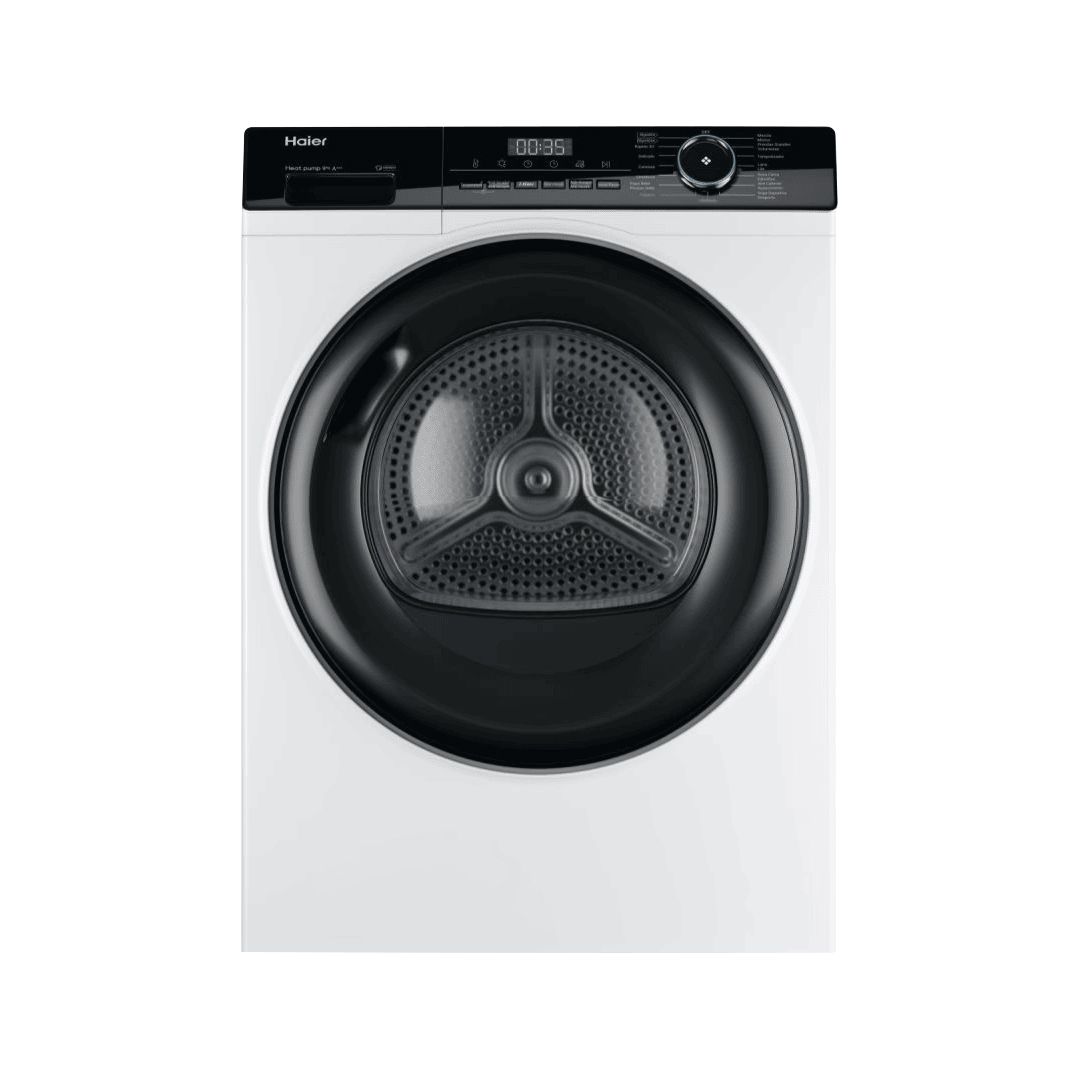 Secadora Haier HD90-A3939IB de 9 kg, eficiencia energética A+++, tecnología de bomba de calor