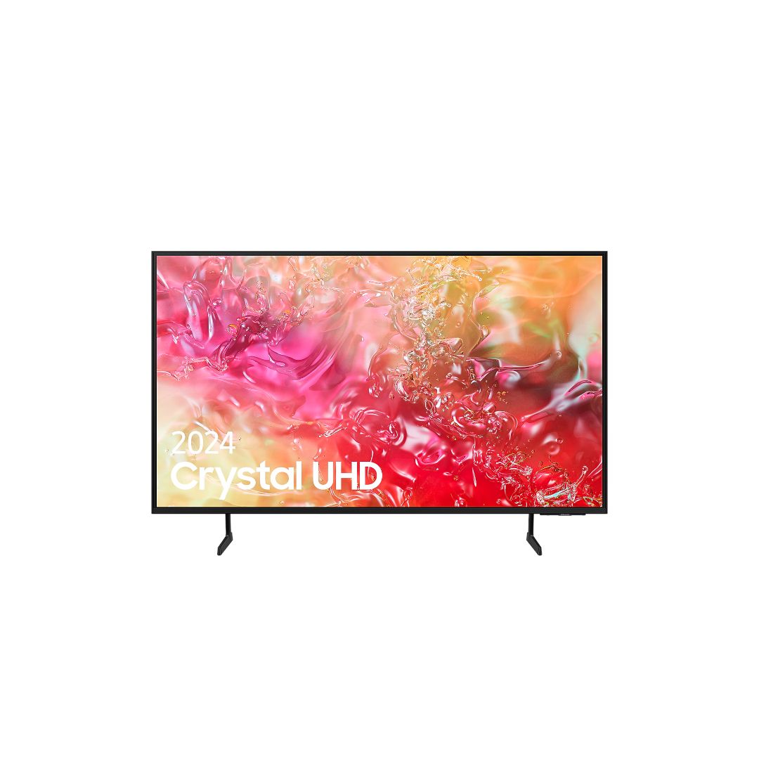 Televisor LED de 55 pulgadas Samsung TU55DU7105KXXC en vista frontal