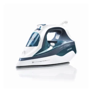 Imagen principal de la plancha SI-270.013A Pro S de Haeger, con una potencia de 2700W y superficie de cerámica, ideal para un planchado eficiente y rápido, disponible en Electrocash