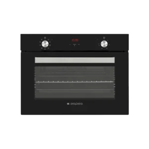 Imagen principal del horno 45 negro AHM-9500DCN de Aspes, con clasificación energética A y 9 programas de cocción, ideal para una cocina versátil y eficiente, disponible en Electrocash