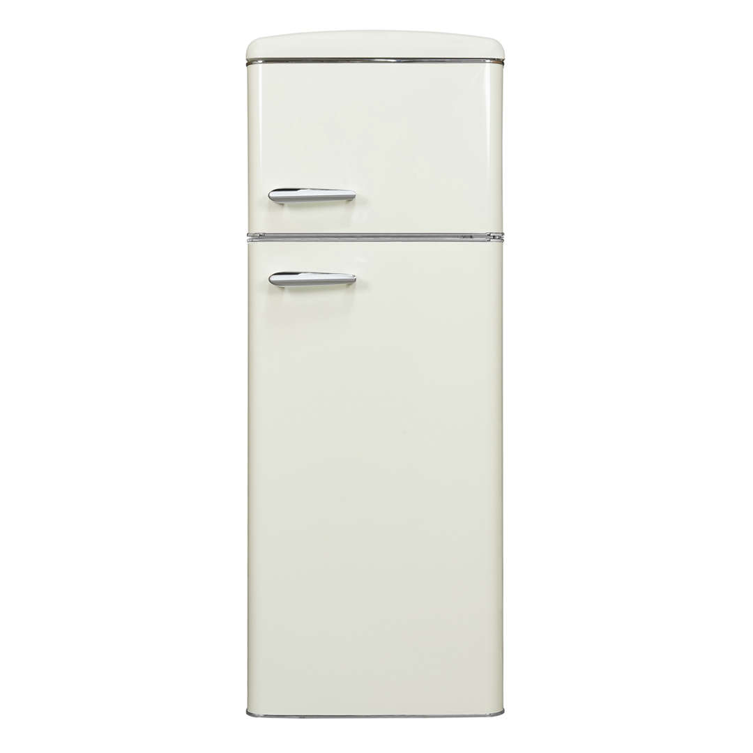 Imagen principal del frigorífico de 2 puertas Exquisit RKGC270-45H-160E en color blanco, 147x55 cm. Disponible en Electrocash