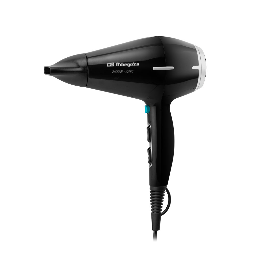 Imagen principal del secador SE-2400 Prof de Orbegozo, con tecnología AC iónica y una potencia de 2400W, diseñado para un secado rápido y eficiente del cabello, disponible en Electrocash