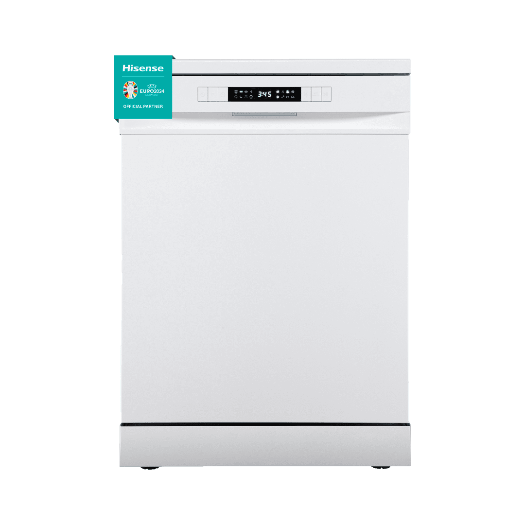Lavavajillas Hisense HS-622E10W en color blanco, capacidad para 13 cubiertos. Disponible en Electrocash