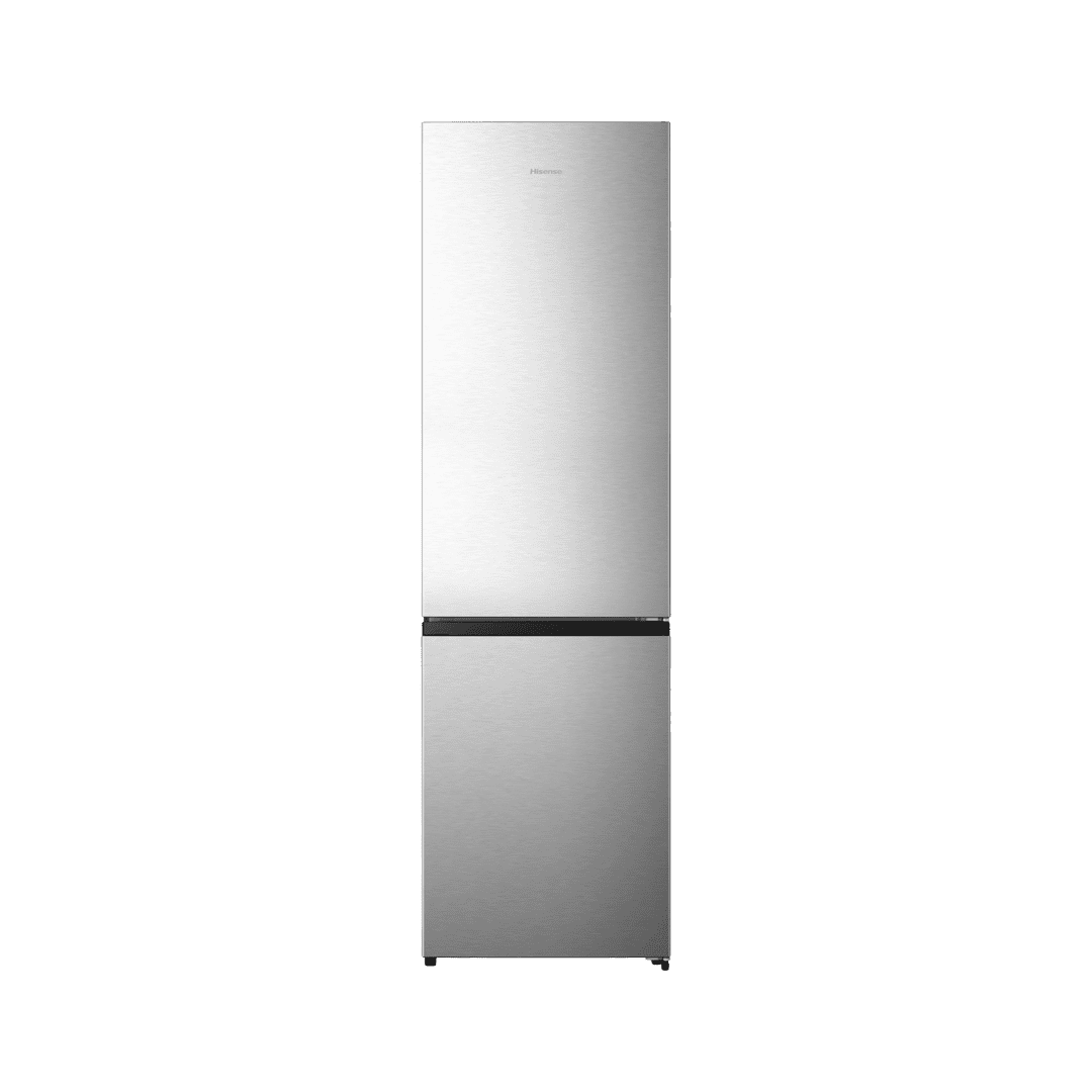 Frigorífico combi Hisense RB-440N4ACC en acero inoxidable, 201x60 cm, con zona 0º para una óptima conservación de alimentos frescos. Disponible en Electrocash