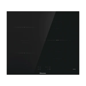 Imagen principal de la placa de inducción HI-6311BSCE de Hisense, con una potencia de 7.2kW y tres zonas de cocción, disponible en Electrocash