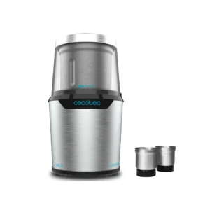 Imagen principal del molinillo 01559 TitanMill 300 de Cecotec, con una potencia de 300W y dos vasos, ideal para moler granos y especias de manera rápida y eficiente, disponible en Electrocash