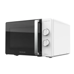 Imagen principal del microondas blanco 01547 ProClean 4110 Cecotec, con una potencia de 700W, destacando su diseño y funcionalidad eficiente, disponible en Electrocash