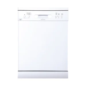 Lavavajillas Edesa EDW-6130 WH en color blanco, capacidad para 13 cubiertos. Disponible en Electrocash