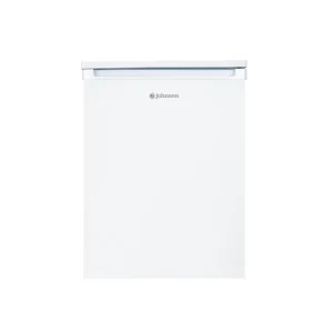 Congelador vertical Johnson JRZ-85E en color blanco, 85x55 cm, con 3 cajones. Disponible en Electrocash