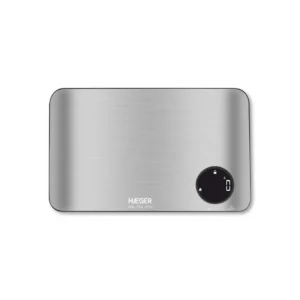 Imagen principal del peso de cocina KS-DIG 012A de Haeger, con capacidad máxima de 15kg, pantalla LED y diseño en acero inoxidable, ideal para medidas precisas en la cocina, disponible en Electrocash
