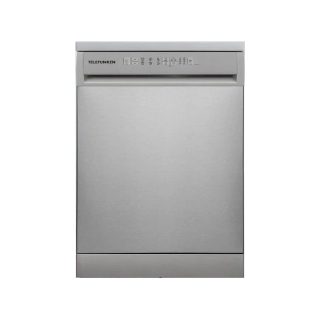 Lavavajillas Telefunken TLK-066X en acabado inox, capacidad para 12 cubiertos y 6 programas de lavado. Disponible en Electrocash