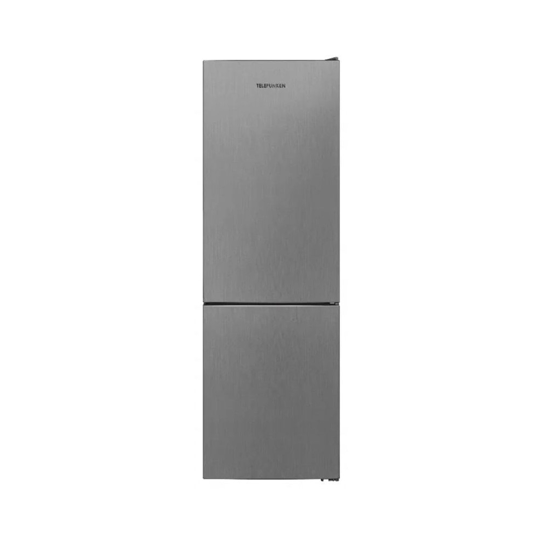 Frigorífico combi Telefunken TLKC-86IL en acero inoxidable, 186x60 cm, con tecnología No Frost. Disponible en Electrocash para una refrigeración eficiente y elegante