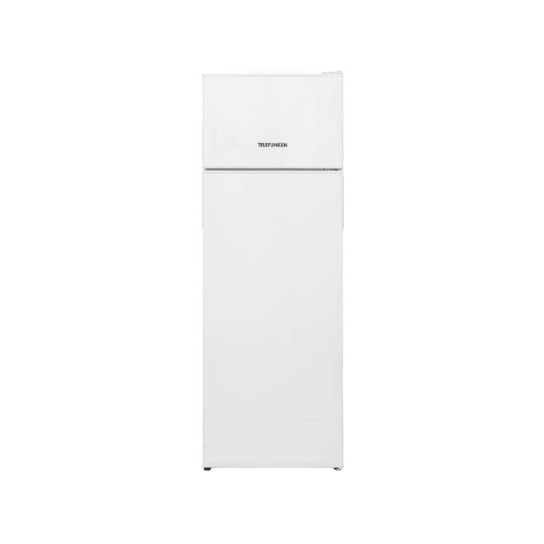 Frigorífico de 2 puertas Telefunken TLKF-65W en color blanco, 160x54 cm. Diseño compacto y eficiente. Disponible en Electrocash