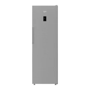 Imagen principal del congelador vertical B3RFNE-314XB de Beko, acabado en inox, con tecnología No Frost y eficiencia energética E, disponible en Electrocash