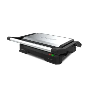 Imagen principal del grill doble MyGrill Legend de Taurus, con una potencia de 1000W, ideal para cocinar de manera rápida y uniforme, disponible en Electrocash