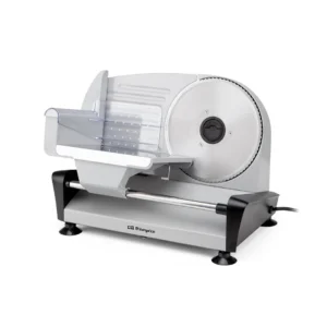Imagen principal del cortafiambres MS-4580 Orbegoz de 150W en inox, disponible en Electrocash