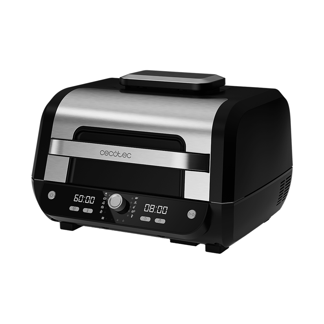 Imagen principal de la freidora dietética 04950 Firedome 8000 Cecotec, destacando su diseño moderno y capacidad, disponible en Electrocash