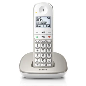 TELÉFONO INALÁMBRICO XL4901S PLATA/BLANCO BOTONES GRANDES