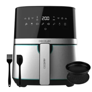 Freidora dietética Cecofry Inox Cecotec 5500, vista principal, disponible en Electrocash
