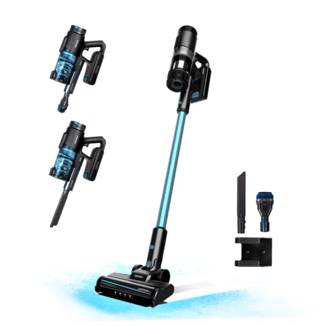 Imagen principal del Aspirador Escoba 08422 Rockstar 1500 de Cecotec con 215W de potencia, disponible en Electrocash