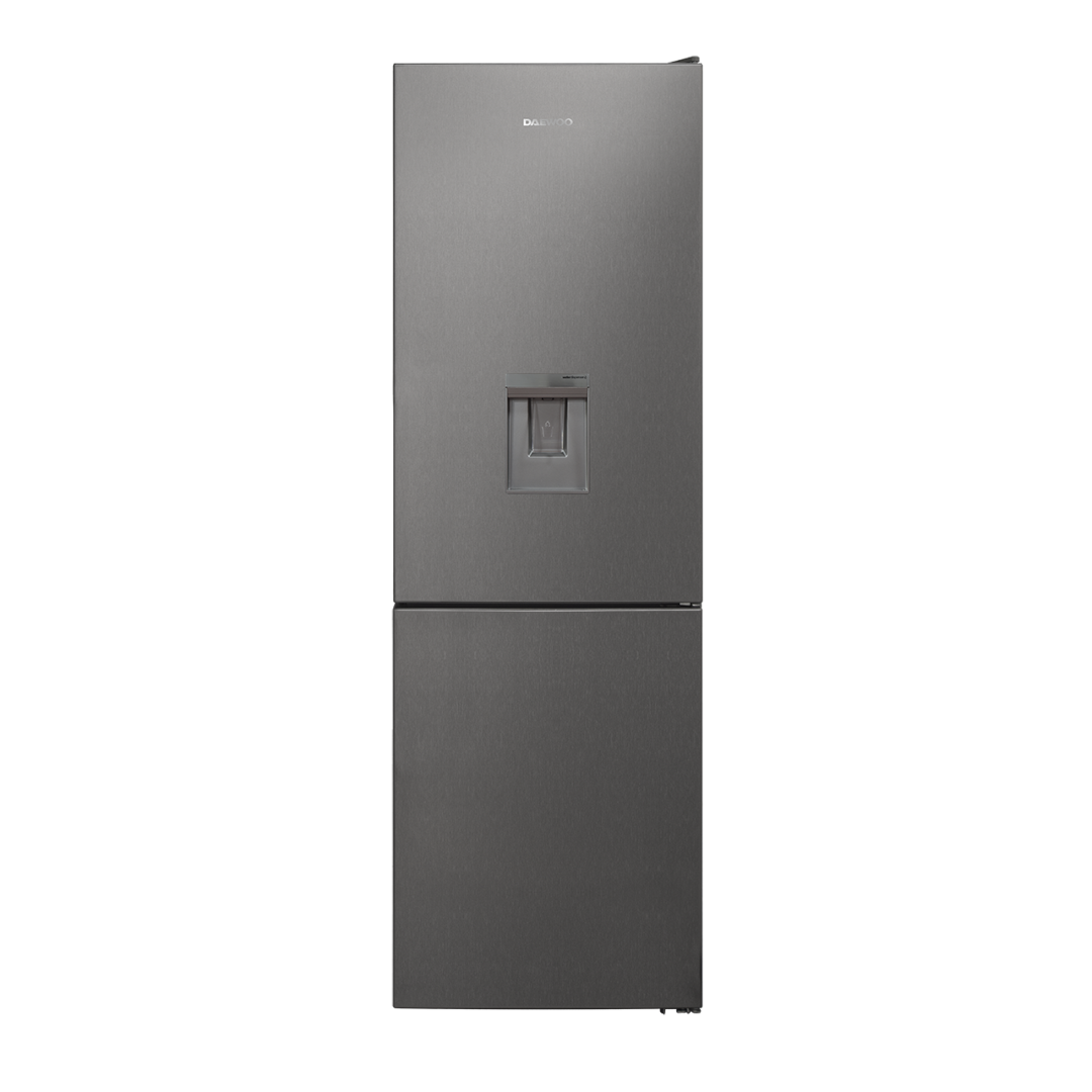 Imagen principal del Combi Inox FKM295ELN2ES de Daewoo, con dimensiones de 186x60 cm y dispensador de agua, disponible en Electrocash
