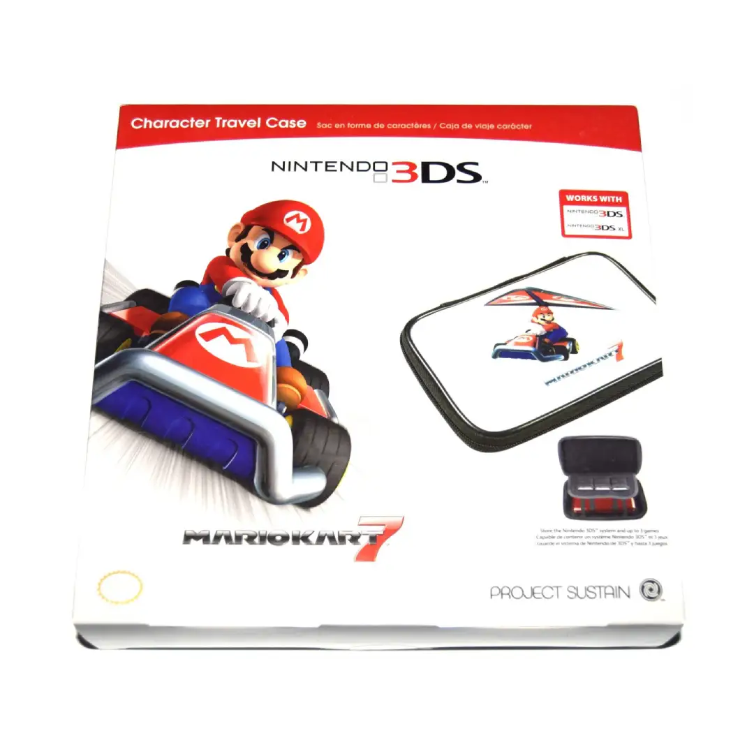 Funda protectora de Mario Kart 7 para la Nintendo 3DS XL, incluida en el paquete