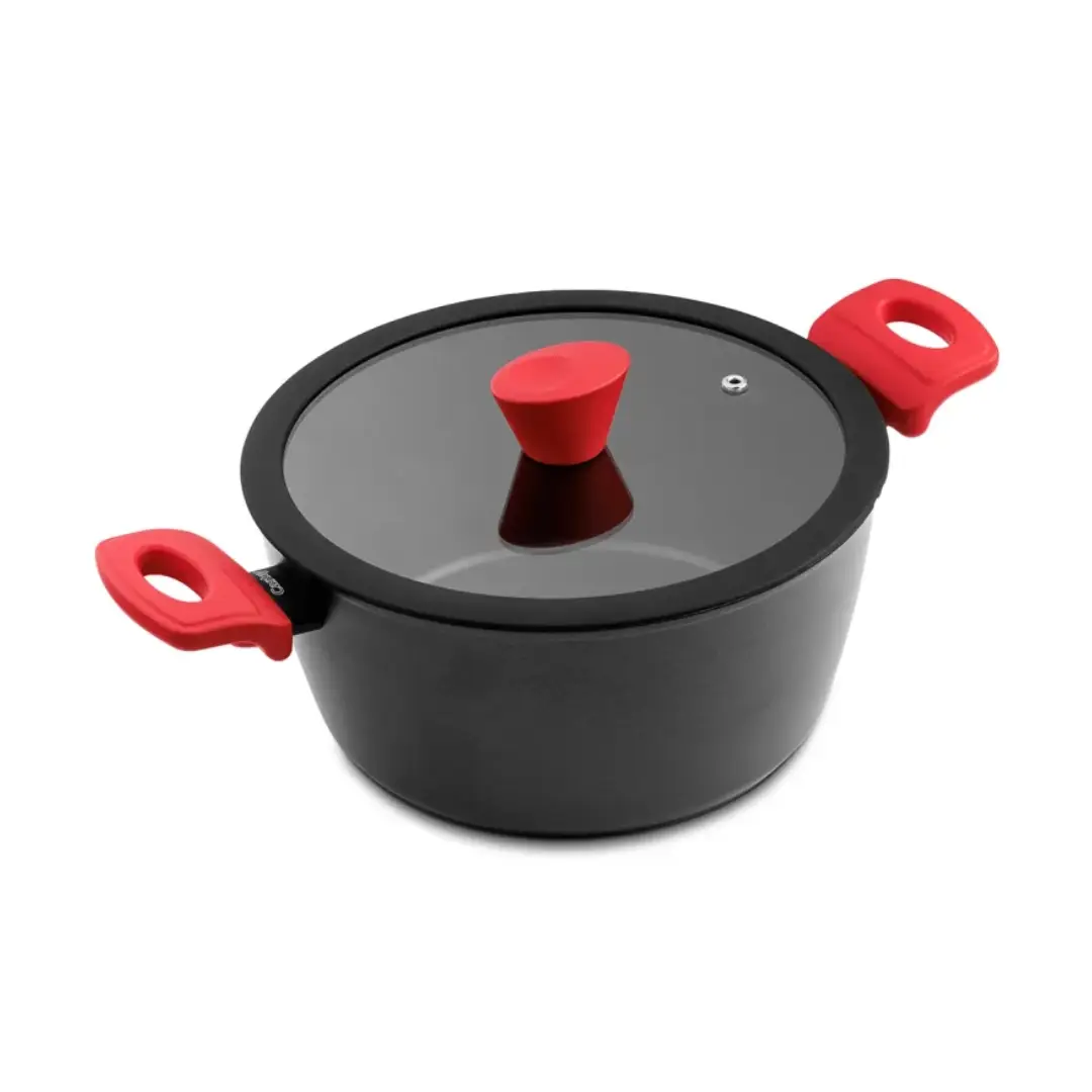 Imagen principal de la cacerola Castey RE-024 de 24 cm, fabricada en aluminio resistente para una mejor distribución del calor