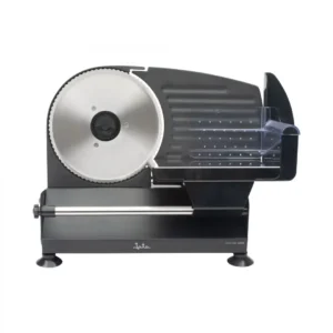 Imagen principal del cortafiambre JECF-1200 de Jata con motor de 200W y cuchilla de acero inoxidable