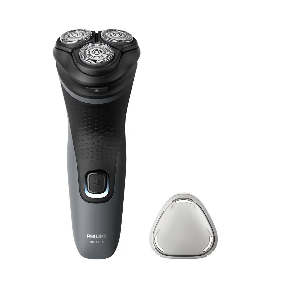 Imagen principal de la afeitadora Philips S-1142/00, destacando su diseño y capacidad de carga USB