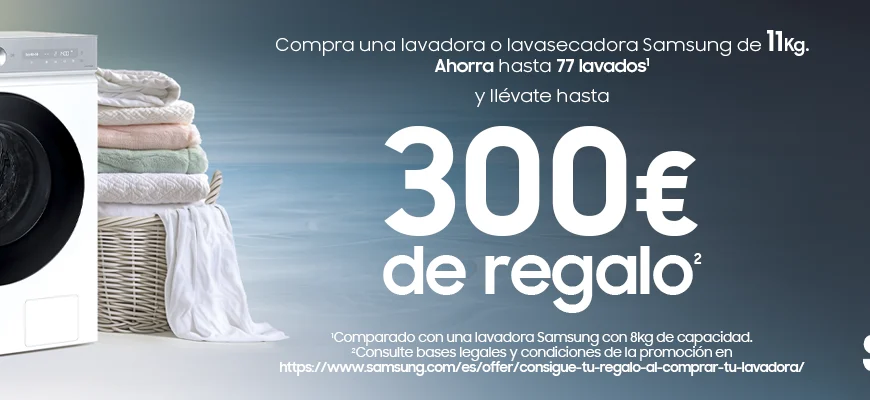 Cabecera web samsung cashback lavadora