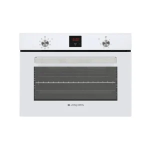 Imagen principal del horno blanco Aspes AHM-9500DCB, con capacidad para 45 litros y 9 programas de cocción