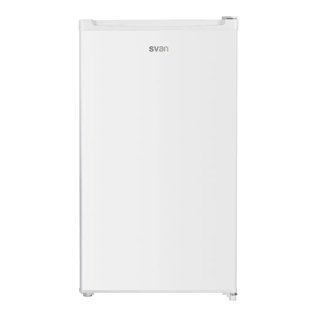 Imagen principal del frigorífico SR-84501E de una puerta en color blanco de SVAN, clase energética E, con dimensiones de 85x48 cm