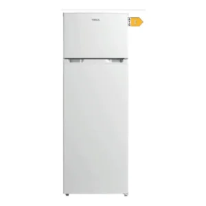 Imagen principal del frigorífico de 2 puertas Teka RTF-3210 en color blanco, con una eficiencia energética E, altura de 160 cm y ancho de 55 cm