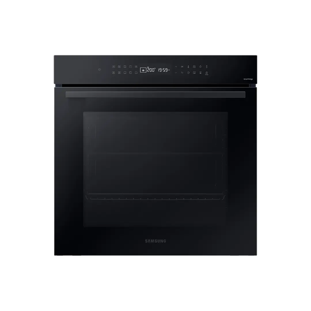 Imagen principal del horno catalítico Samsung NV-7B40403CK/U1 en cristal negro, con eficiencia energética A+