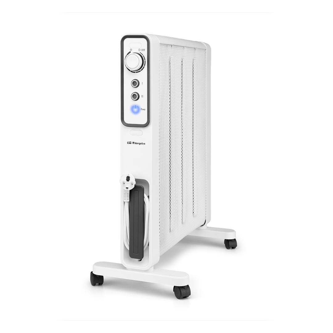 Radiador mica Orbegozo RMN-1500 de 1500W con 3 niveles de potencia, diseño eficiente y seguro para calefacción - Electrocash