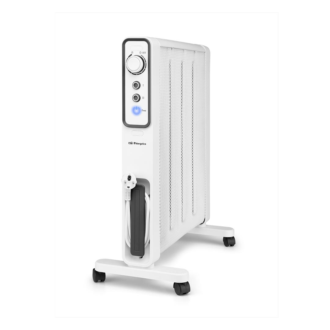 Radiador mica Orbegozo RMN-2500 de 2500W con 2 niveles de potencia, ideal para calefacción rápida y eficiente - Electrocash