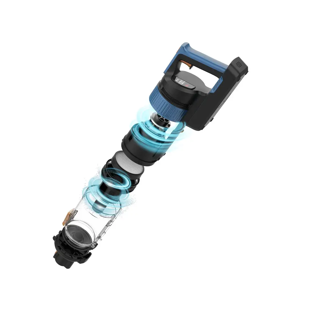 Detalle del cabezal del aspirador escoba Homeland Ultimate Taurus 150W, ideal para limpieza profunda