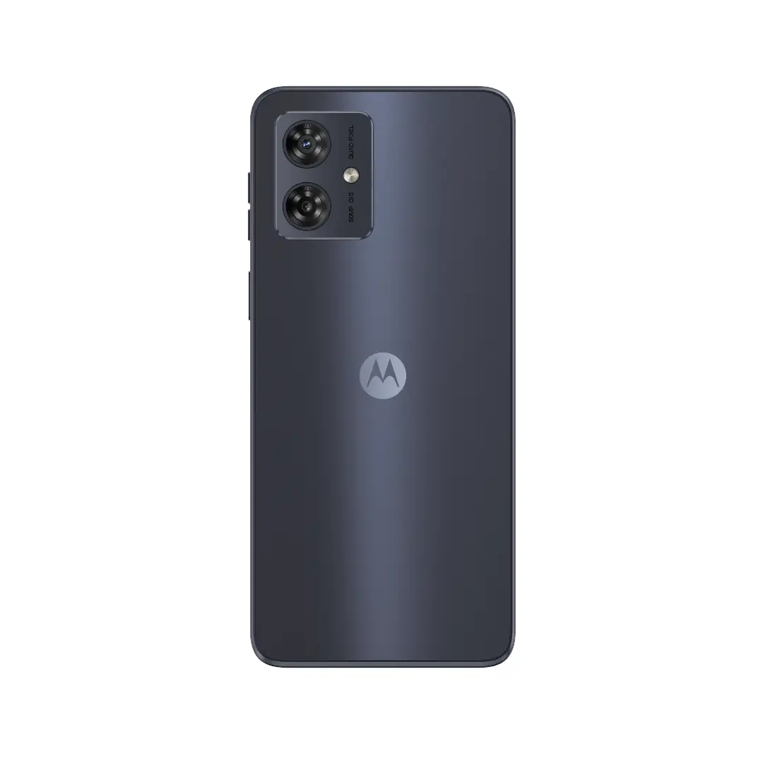 Vista trasera del smartphone 6,5" G-54 Motorola 50MP en color Medianoche, mostrando el diseño de la cámara y acabado elegante - Electrocash