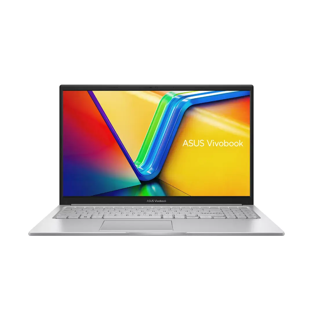 Vista principal del portátil VivoBook de ASUS con pantalla de 15,6", procesador I5-1235U, 8GB de RAM y 512GB SSD, ideal para tareas diarias y trabajo profesional - Electrocash