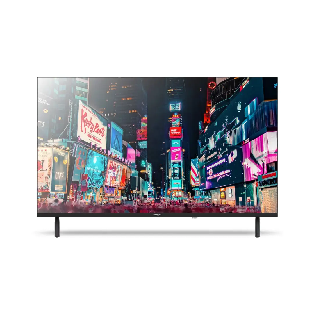 Smart TV Engel LE-3295QLED de 32" con pantalla QLED, diseño elegante y funciones inteligentes, ideal para instalaciones en hoteles - Electrocash