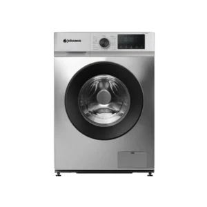 Lavadora Johnson Duero 80XA-1 con acabado en inox, capacidad de 8 kg, eficiencia energética A y 1400 rpm - Electrocash