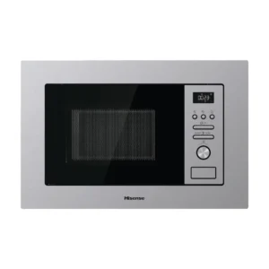 Microondas encastre BIM-320G41X de Hisense en acabado inox, con capacidad de 20 litros, ideal para cocinas modernas - Electrocash