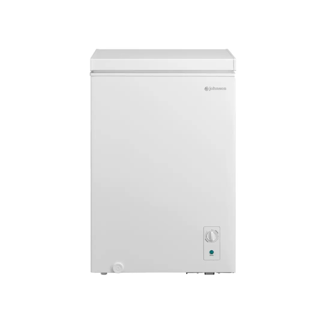 Congelador horizontal JRA-100E de JOHSON con 99 litros de capacidad, diseño compacto de 55 cm, ideal para espacios reducidos - Electrocash