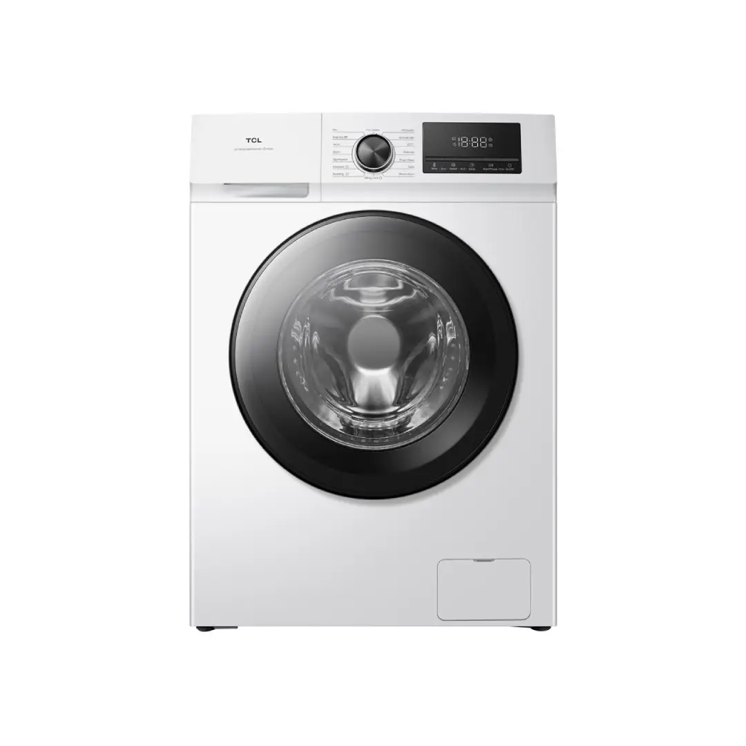 Lavadora blanca modelo FF-0924WA0ES de TCL, eficiencia A, capacidad de 9 kg y velocidad de 1400 RPM - Electrocash