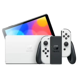 Consola Nintendo Switch OLED en color blanco, incluye Mario Kart 8 y 12 meses de suscripción a Nintendo Switch Online - Electrocash