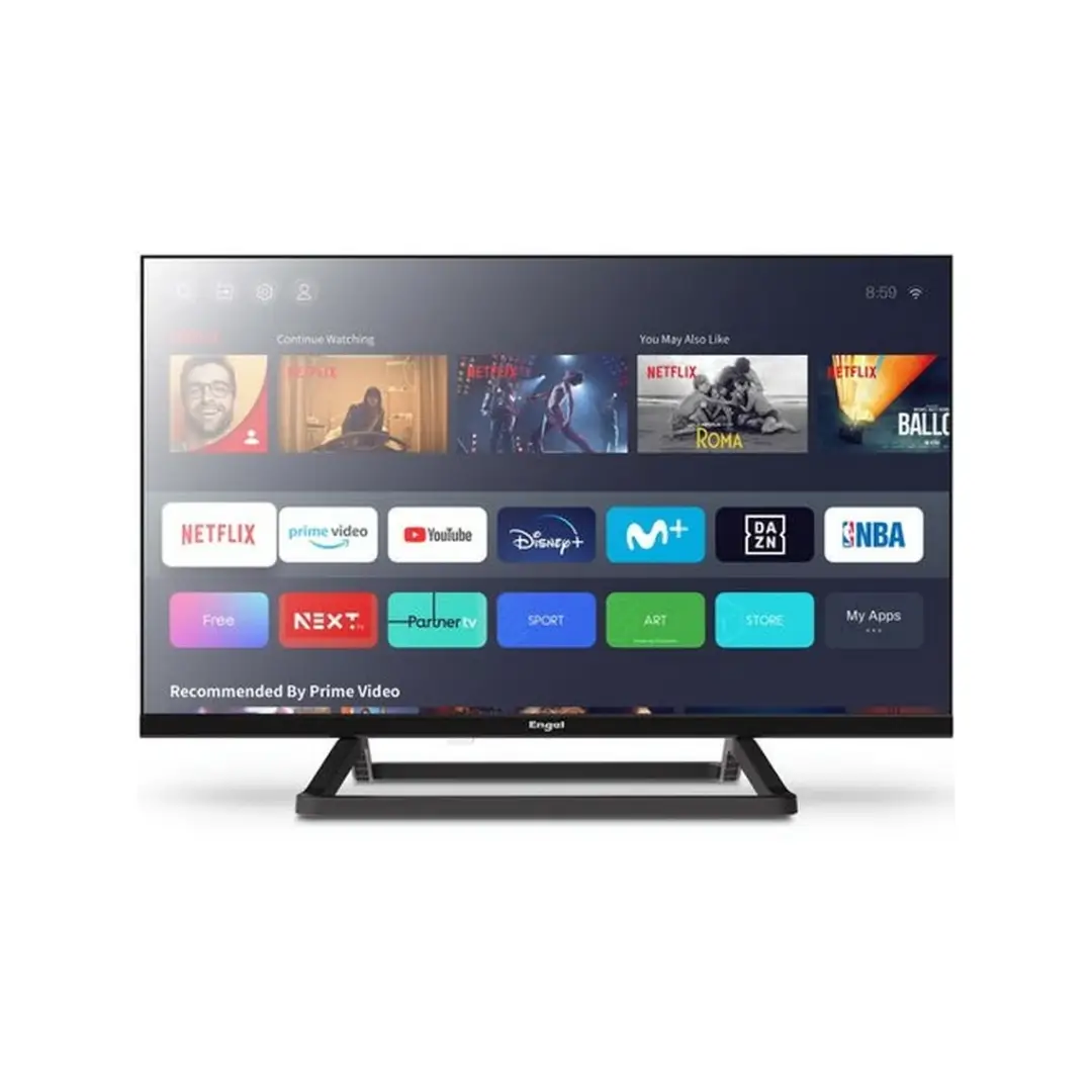 Televisor LED de 24" LE-2485/6 SM ENGEL, con resolución HD y funciones Smart TV, ideal para uso en habitaciones de hotel - Electrocash